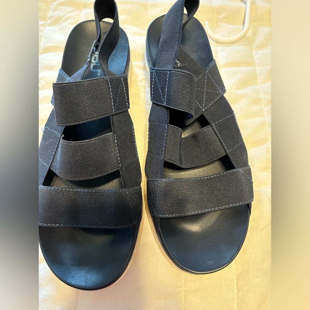 JBU By Jambu Womens Strappy Navy Blue Sandals -AVA-‎ 9.5 EUC